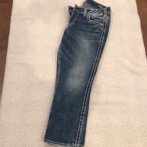 Silver Suki Mid Capri